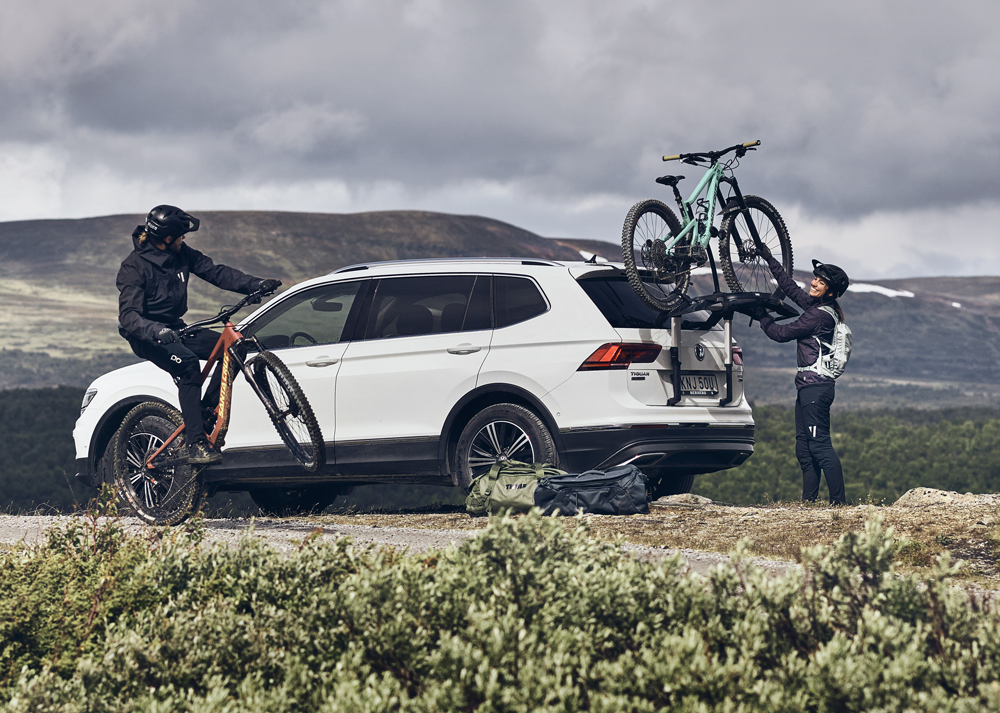 Boot Mounted Car Bike Racks made by Thule