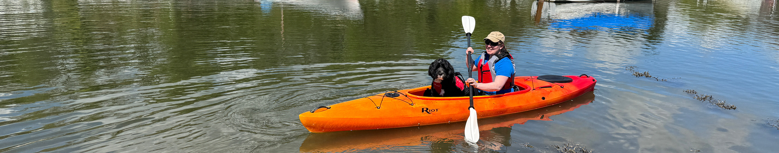 Kayaking with your pet dog 