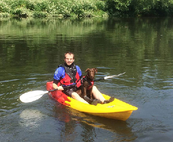 Sit On Top Kayaking with a Dog