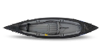 Gumotex Rush 1 Solo Inflatable Sit Inside Kayak Top Deck View