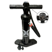 Hand pump with gauge