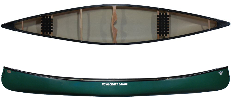 Nova Craft Prospector 17 SP3 Large Tough Plastic Family Open Canoes 