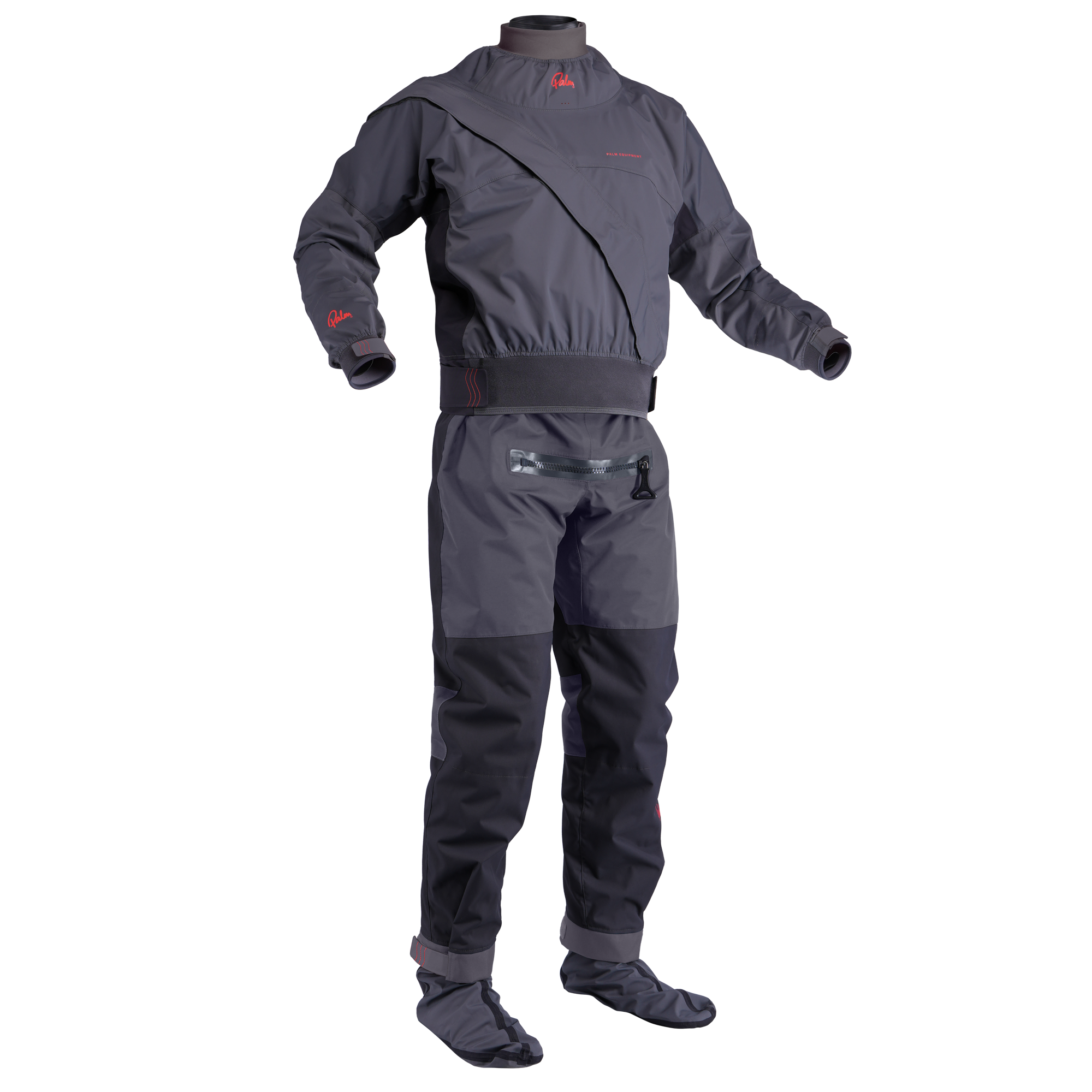 Jet Grey / Black Cascade Dry Suit by Palm