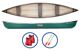 Pelican 15 5 Canoe package for sale