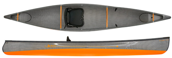 Swift Canoes Cruiser 12.8 - Carbon Fusion - Granite over Mango with Carbon Kevlar Trim